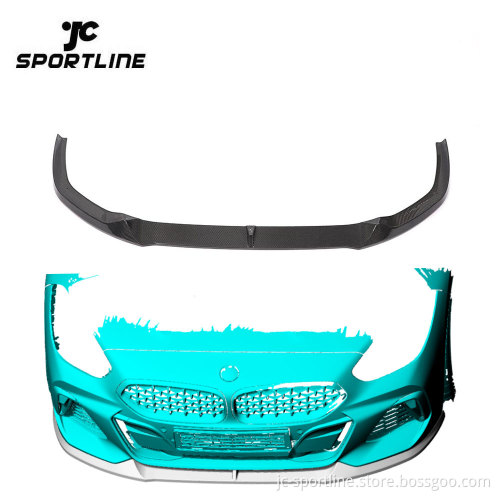 Carbon Fiber Z4 G29 Front Bumper Lip for BMW Z4 M40i/M Sport 2019-2020